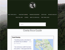 Tablet Screenshot of costa-rica-guide.com